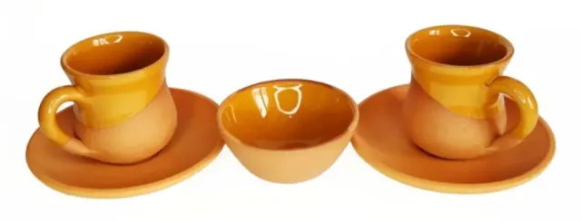 Toprak Fincan Takımı 2 Kişilik (el Yapımı)
