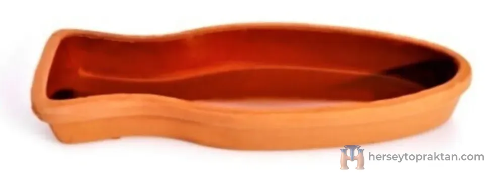 Doğal Toprak Kayık Güveç Seti Orta Boy 2'li Paket