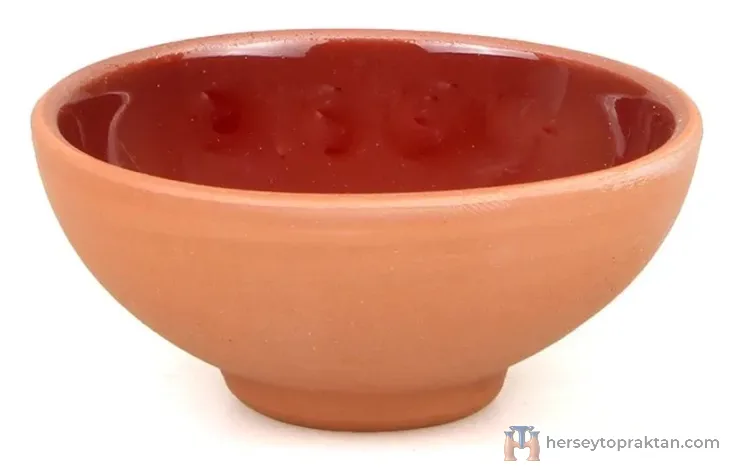 Toprak Kase Reçellik, Sosluk,çerezlik Renkli Sırlı-14'lü 8 Cm
