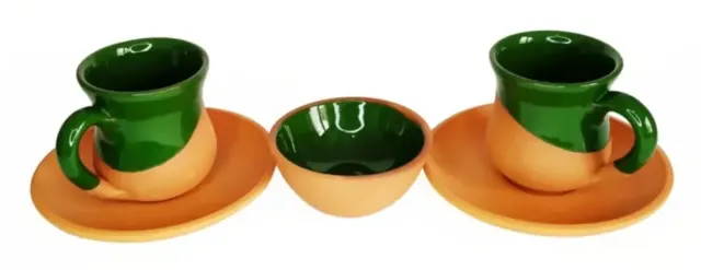 Toprak Fincan Takımı 2 Kişilik (el Yapımı)